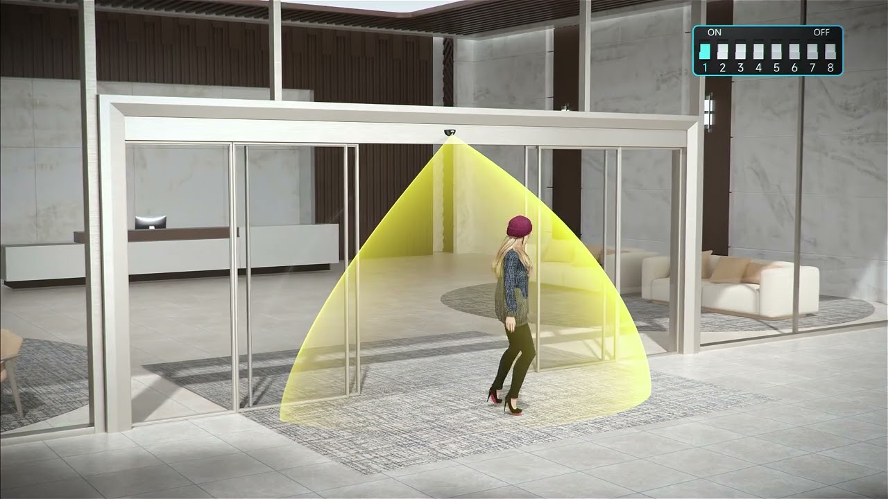 CNB703 automatic door activation sensor microwave technology