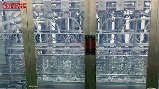 8 head servo piston Filling Machine Liquid #fillingmachine #cleanerfillingmachine #machine