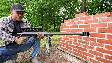 Can a Brick & Mortar Wall STOP a 50 Cal Sniper Rifle?