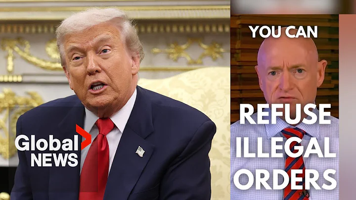 Trump says video of Democrats telling military to "refuse illegal orders" is “punishable by death”