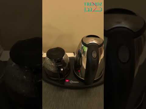 غلاية كهربائية مع ابريق الشاي بتصميم متميز متجر ترندز السعودية