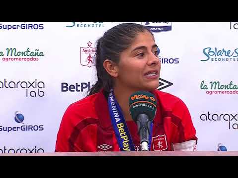 Rueda de prensa de América femenino tras el partido frente a Cali