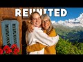 Emotional reunion with my mom in the swiss alps  germany austria liechtenstein switzerland