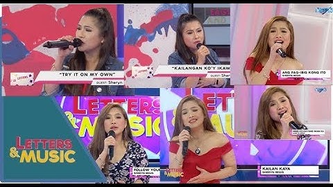 Sheryn Regis Letters and Music Playlists