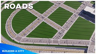Building A City #101 (S2) // Roads // Minecraft Timelapse