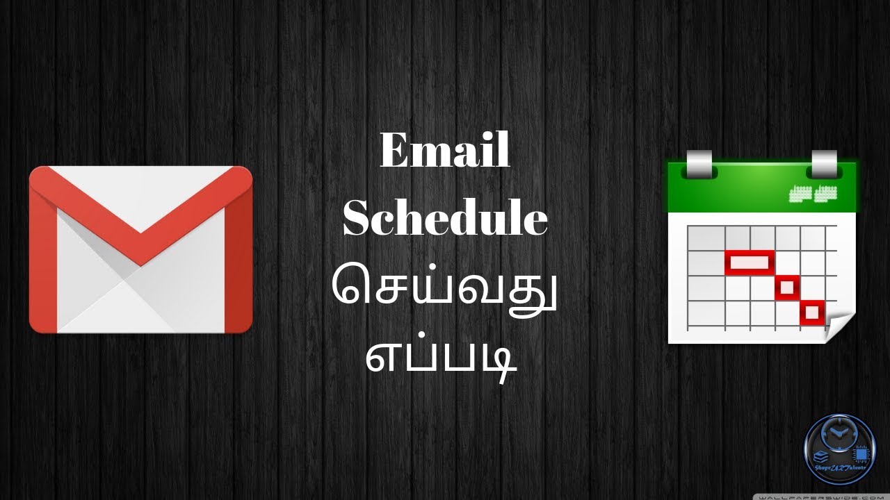 How to Schedule a Email in Gmail - Tamil - YouTube