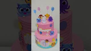 Decoração De Bolo No Tema Bolofofos