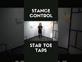 Stance Control Star Toe Taps #exercise #rehabilitation #youtubeshorts #physicaltherapy #rehab
