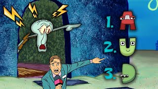 Quiz Squidward kicks Dr Livesey Walk Alphabet lore letter A out of his house