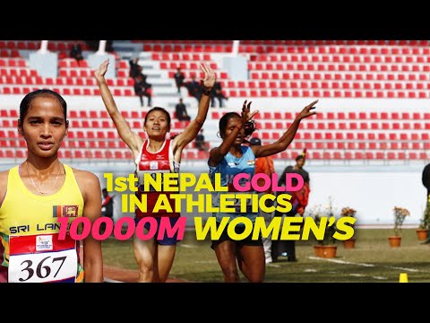 AMAZING FINISH to the Women's 10000m FINAL – South Asian Games 2019