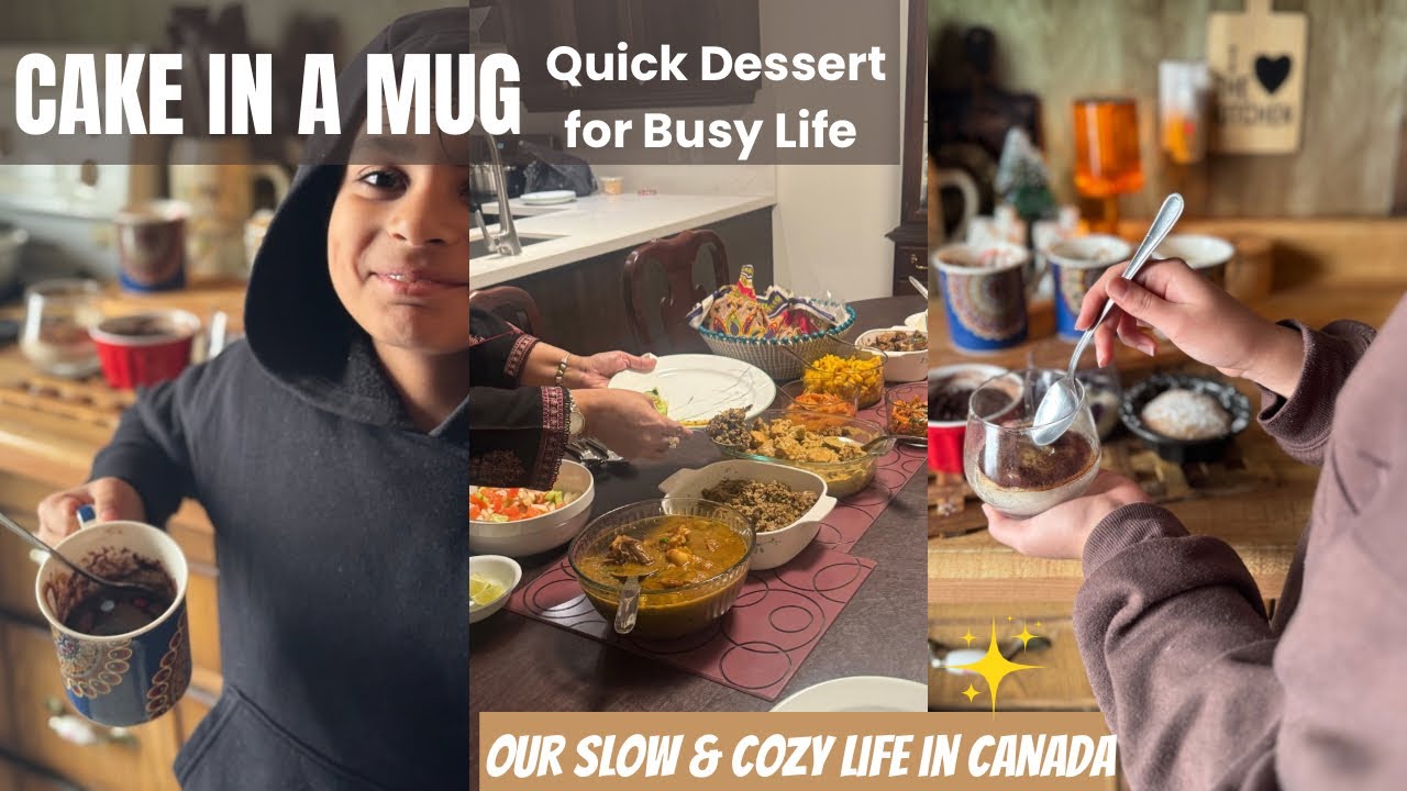 Chai, Chat & 1 Minute Mug Cakes for YOU| Dawat Surprise|Positive  ibes Only🙏Cooked by Sabeen