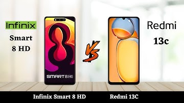 Infinix Smart 8 HD Vs Redmi 13C - Full Comparison 2023