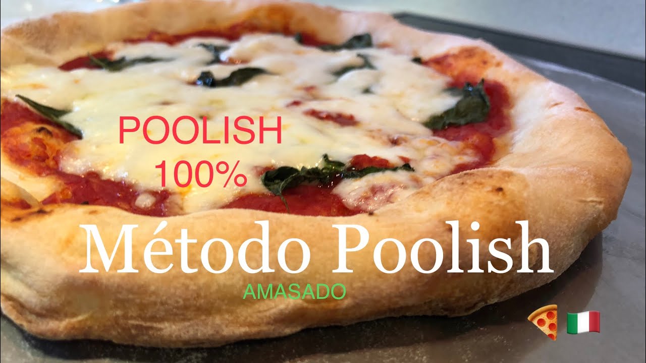 CURSO AVANZADO PIZZERO 10/15 POOLISH l Técnica amasado l Cocción 250 grados centígrados en mi casa