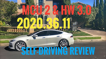 Tesla Model S P100D Performance Software 2020.36.11 Autopilot Full Self Driving Update Review
