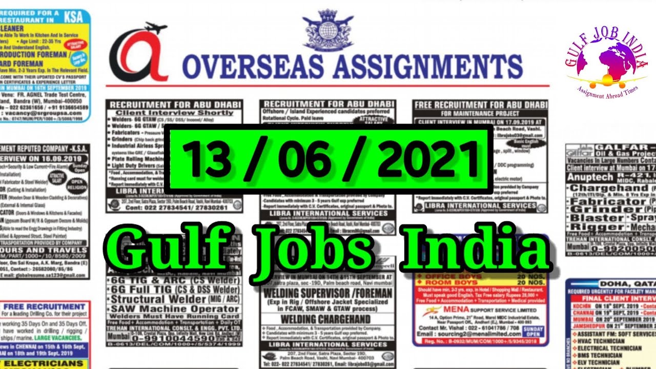 assignment gulf job