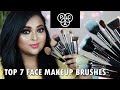 TOP7 PAC MAKEUP BRUSHES/Face Makeup Brushes/PAC COSMETICS MUST HAVES/Review & Demo/saptaparneebiswas
