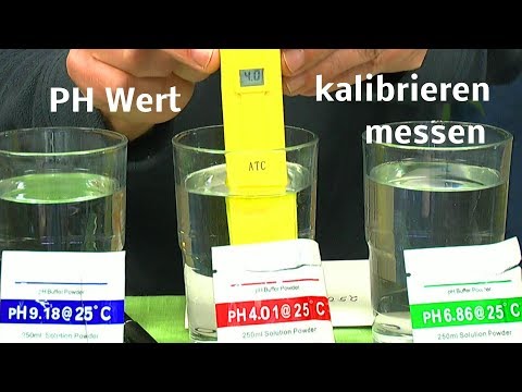Video: Wie verwenden Sie pH-Kalibrierpulver?