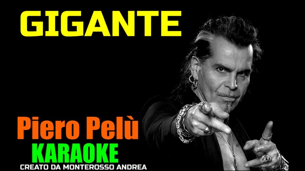GIGANTE KARAOKE Piero Pelù Litfiba cover test