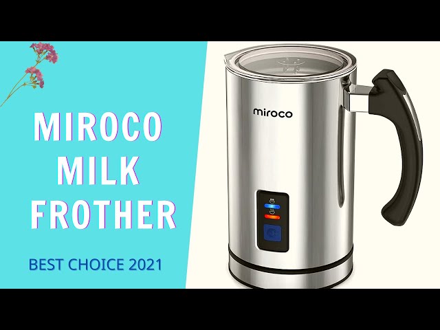 Review Miroco Milk Frother - How to make froth milk at home 