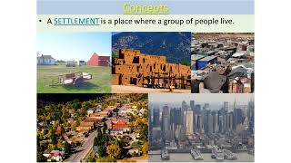 Settlement Geography (Introduction)