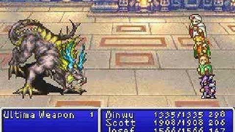 Final Fantasy II (DOS)-Ultima Weapon (SOR)-Boss Battle #28