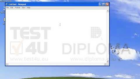 Close the notepad application.
