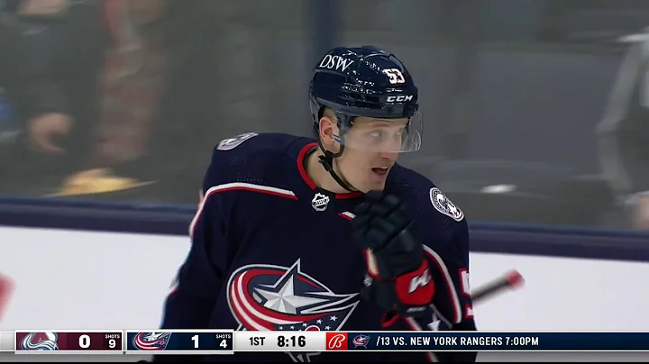 Gabriel Carlsson 1-0 Goal vs. Avalanche (Nov. 6, 2...