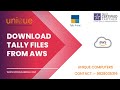How to download Tally Exported files from AWS ?