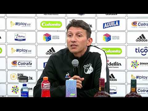 Rueda de prensa de Deportivo Cali  tras su partido ante Medellín