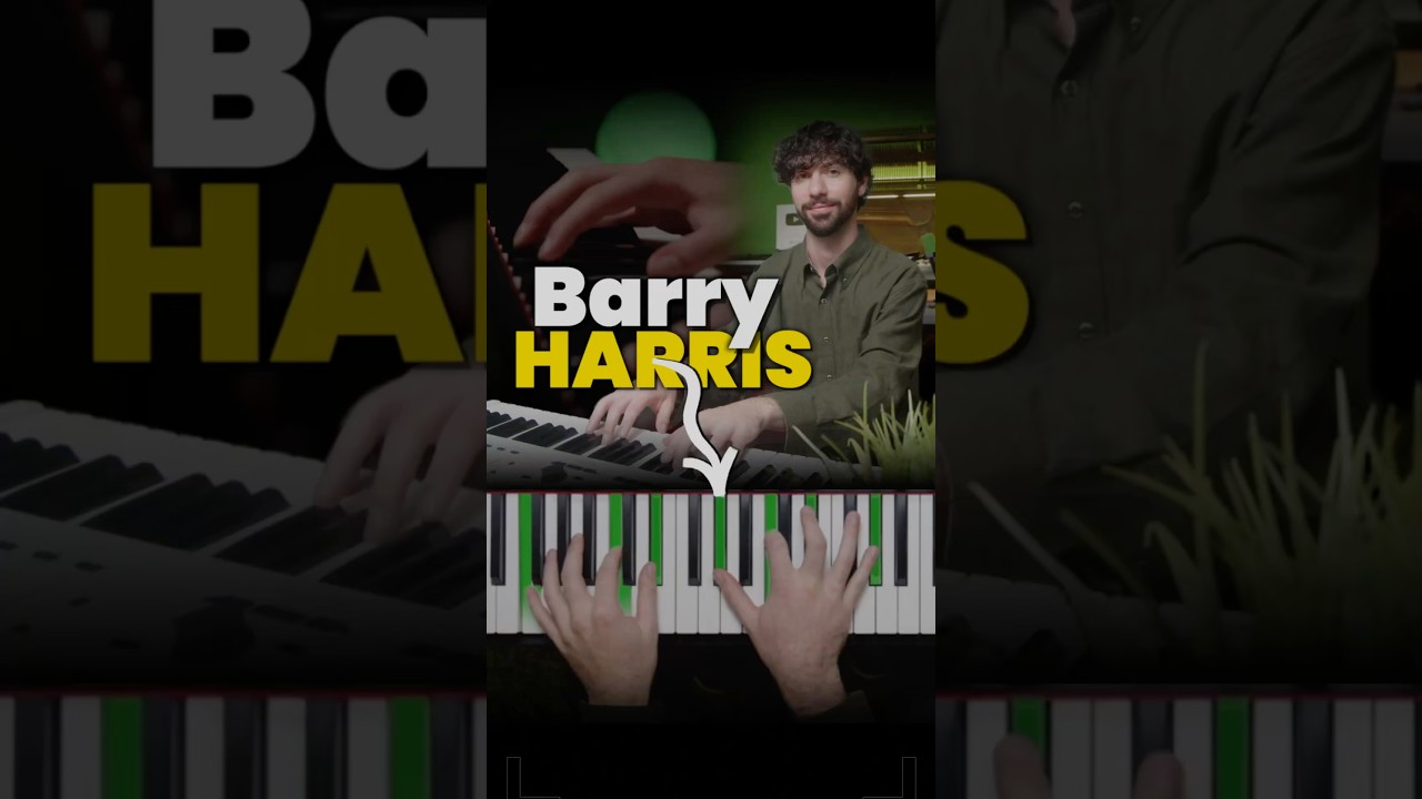 How to play Jazz Piano Chords like Barry Harris #pianotutorial #piano #jazz