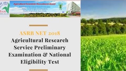 icar asrb net sms and sto post release 2023.