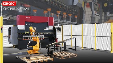 LZK ROBOT HAND AUTOMATIC SYSTEM! LZK SERVO CNC press brake  with ROBOT