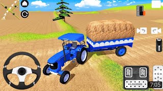🚜Tractor Game 🌾🚜 देसी ट्रैक्टर ड्राइविंग गेम 3D |🚜Indian tractor simulator 2 🎮MahantGaming143🎮 screenshot 1