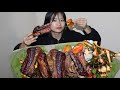 Naga currysmoked pork with axone king chillymukbang