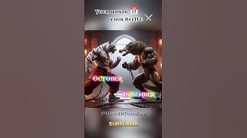 Your Month, Your Battle 📅 💪 #wolf #animals #battle #yourmonth #godzilla #fight #lion #king #edit #ai
