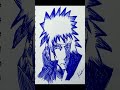 Anime Drawing Shorts – Minato Edition ✨ #pensketches #art #tinkersketch #anime #manga