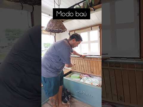 SOFÁ+BAÚ+CAMA PARA MOTORHOME