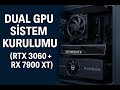Dual GPU Sistem Kurulumu (RTX 3060 + RX 9070 XT) – Frame Generation ile FPS Artışı
