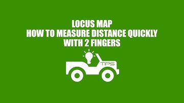 Locus Map - How to measure distance