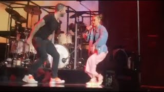 Millie Bobby Brown Rapping Cardi B At Maroon 5 Show