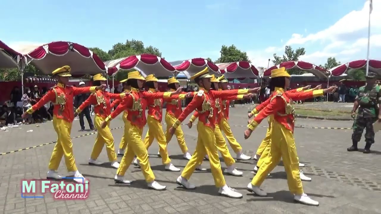 PASKIBRA  SMP N 13 Semarang dalam event  LKBB GARUDA JAYA tour Competition Java Series 2022