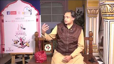 The Conversation with Dr. Shashi Tharoor @ZeeJLF 2018