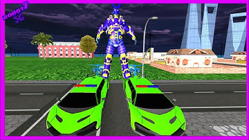 Flying limo Robot Transform Android gameplay