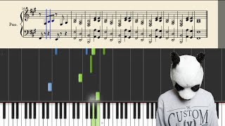 Video thumbnail of "CRO - Bye Bye - Piano Tutorial (Klavier) MTV Unplugged Version"