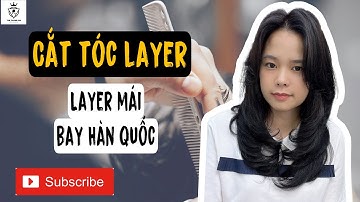 Cắt tóc layer mái bay Hàn quốc