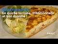 Gastronomie  la quiche lorraine traditionnelle et bon march 