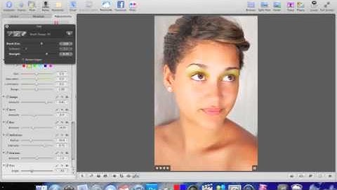 Adding Makeup on Aperture 3