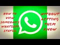 🇯🇲 How to view someone&#39;s WhatsApp status without letting them Know