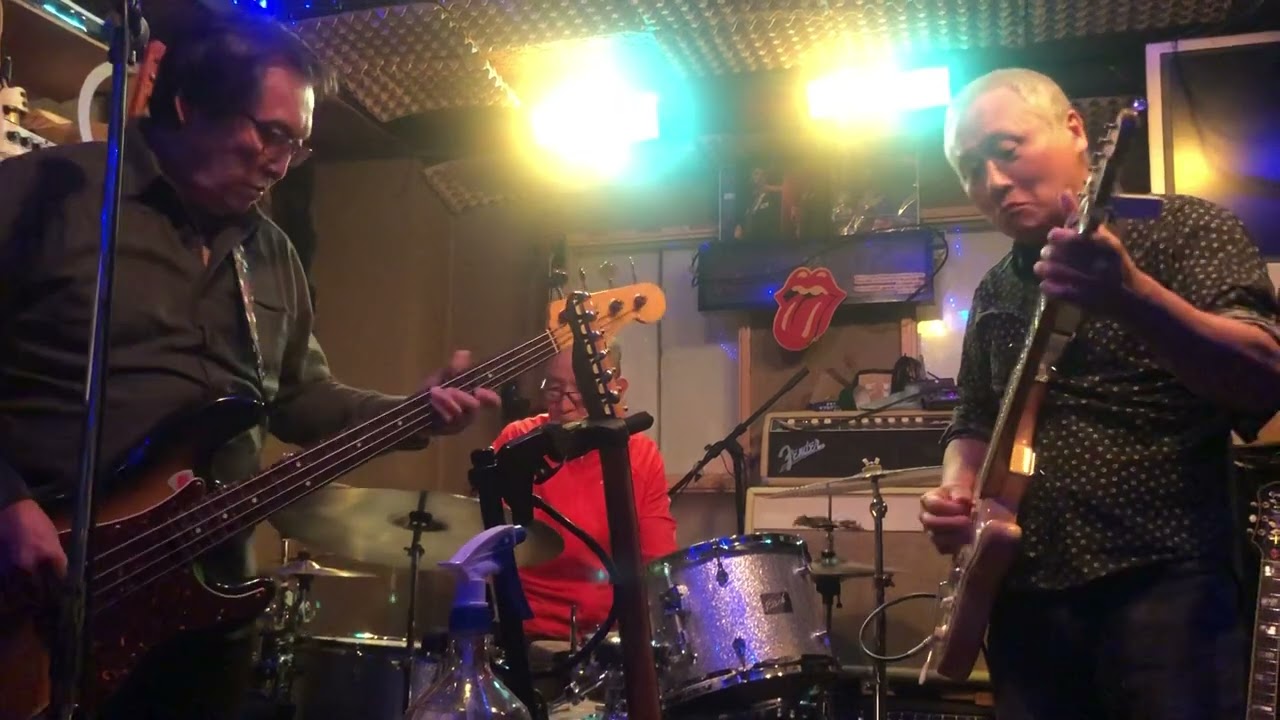 浦田賢一/白井哲哉/白井俊哉/リトル・リチャード メドレー〜ドラムソロ/@しらいんがた 2022.03.10