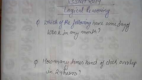 TISSNET-2019 ||100% SELECTION LOGICAL REASONING & SOLUTION